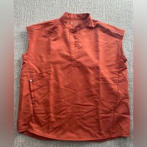 Terracotta Rafael Figs Scrub Top